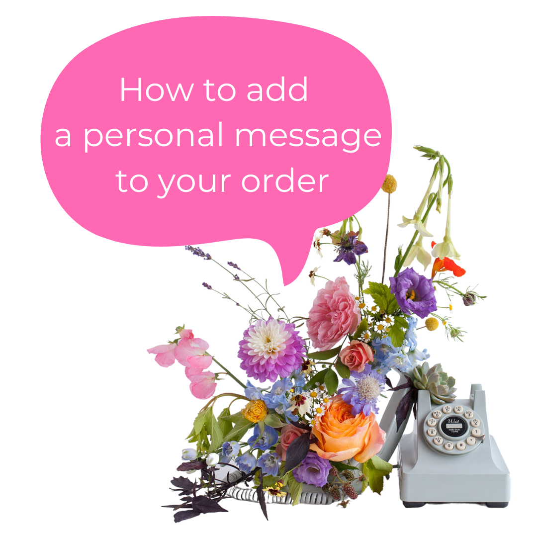 Q. Can I include a personal message with my flower delivery order? A