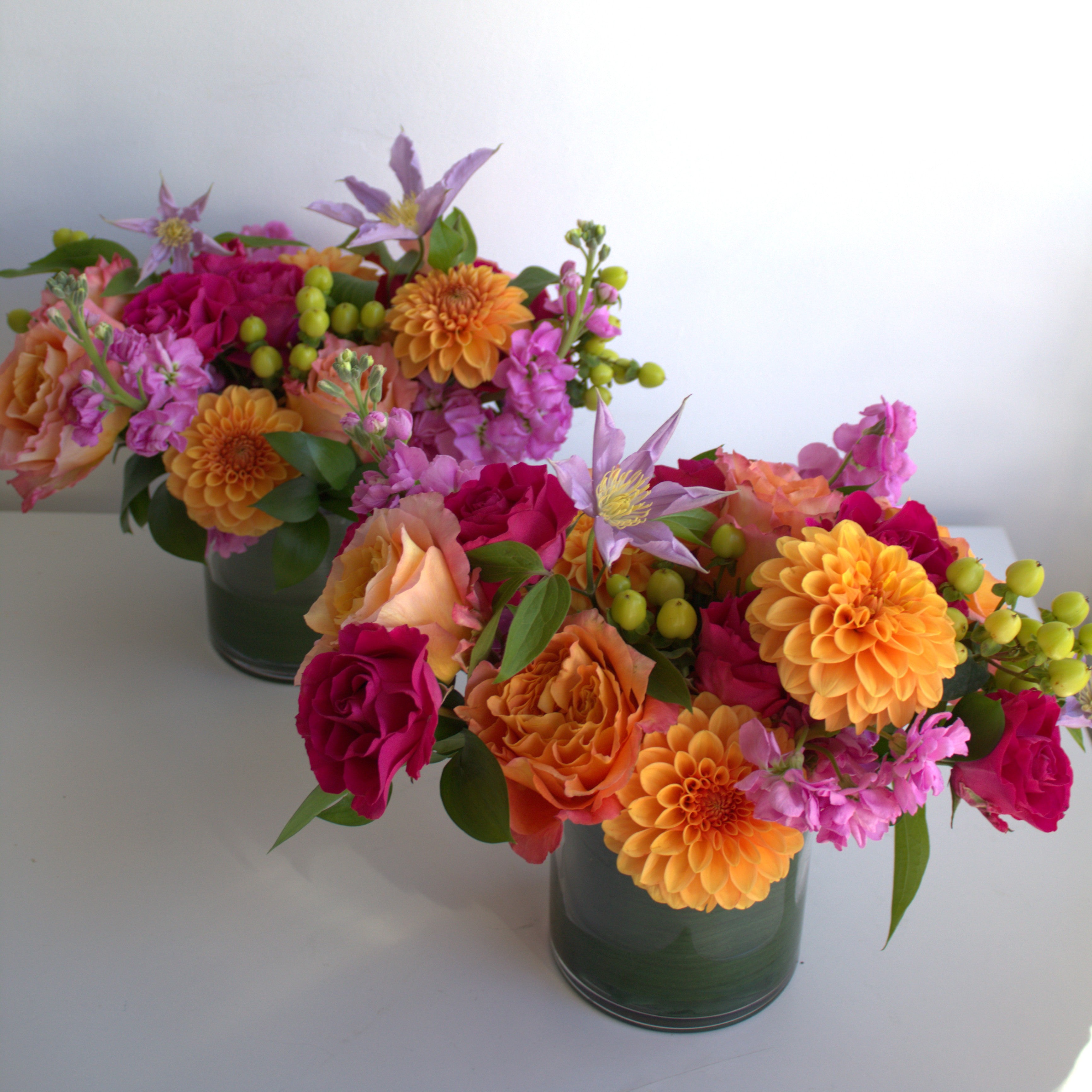 Wedding Centerpiece In Glass Vase- 3 sizes available