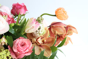 Luxury flowers in a vase ready to be delivered in Toronto