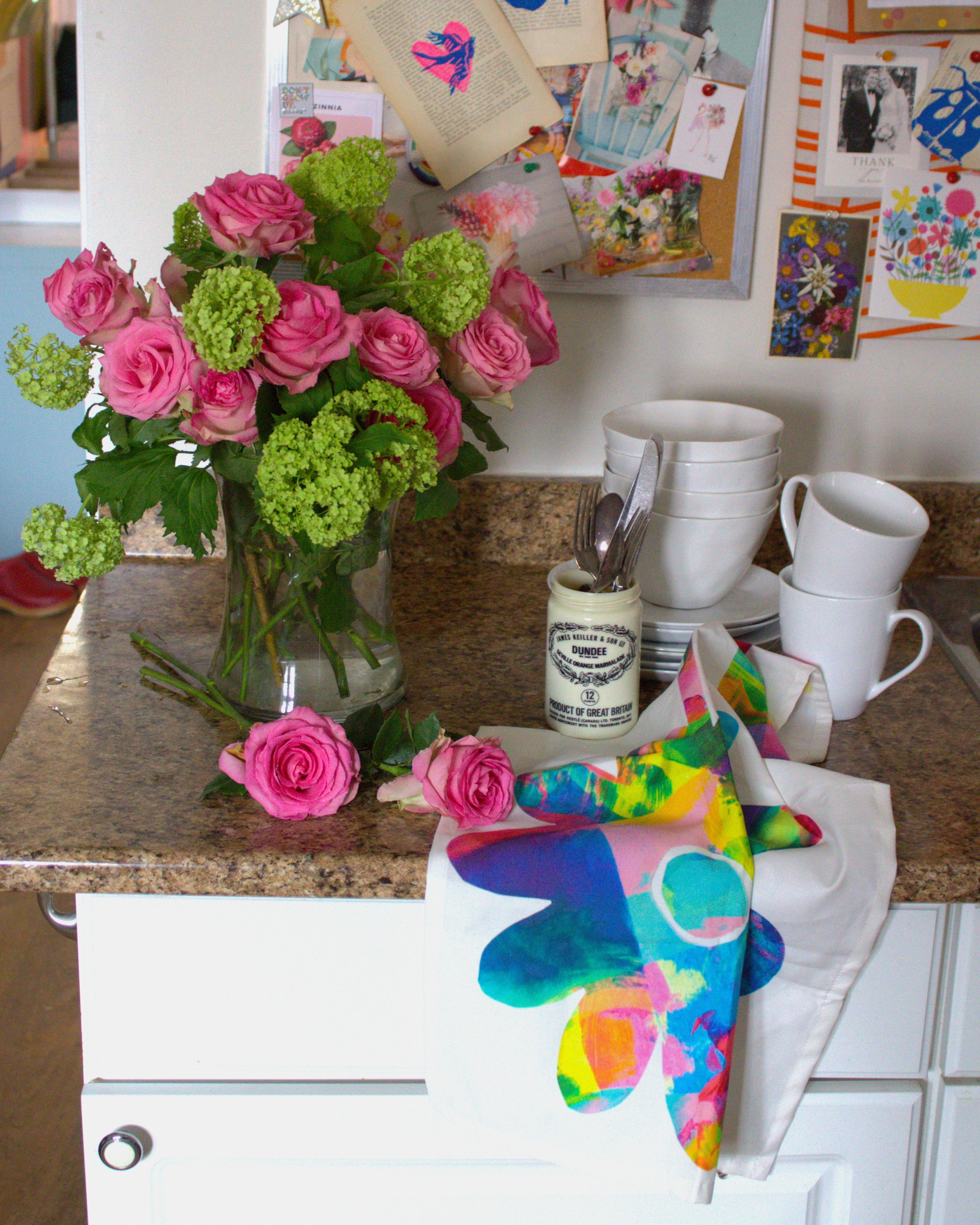 Daisy Tea towel