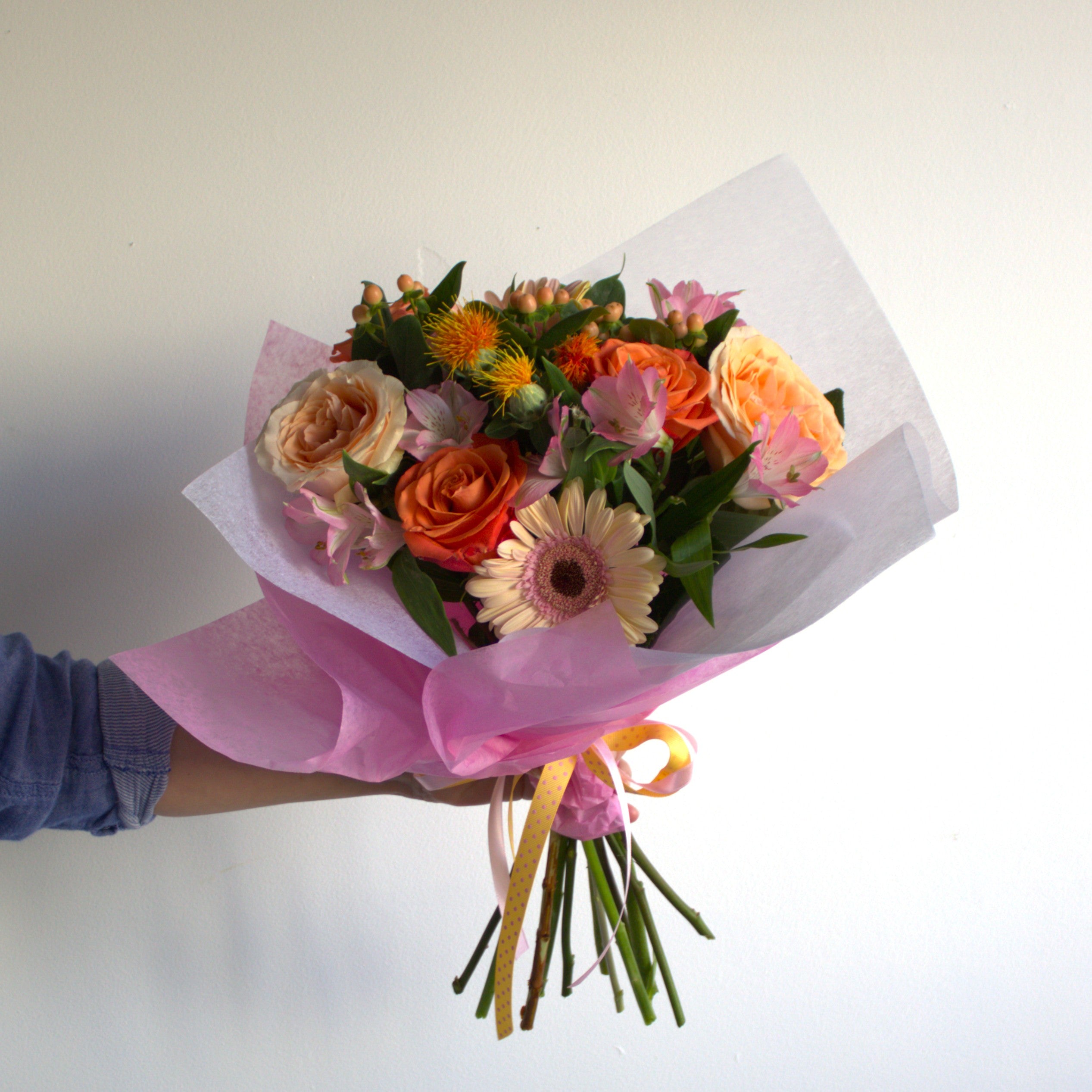 Thanksgiving Flowers Handied Bouquet (3 sizes)