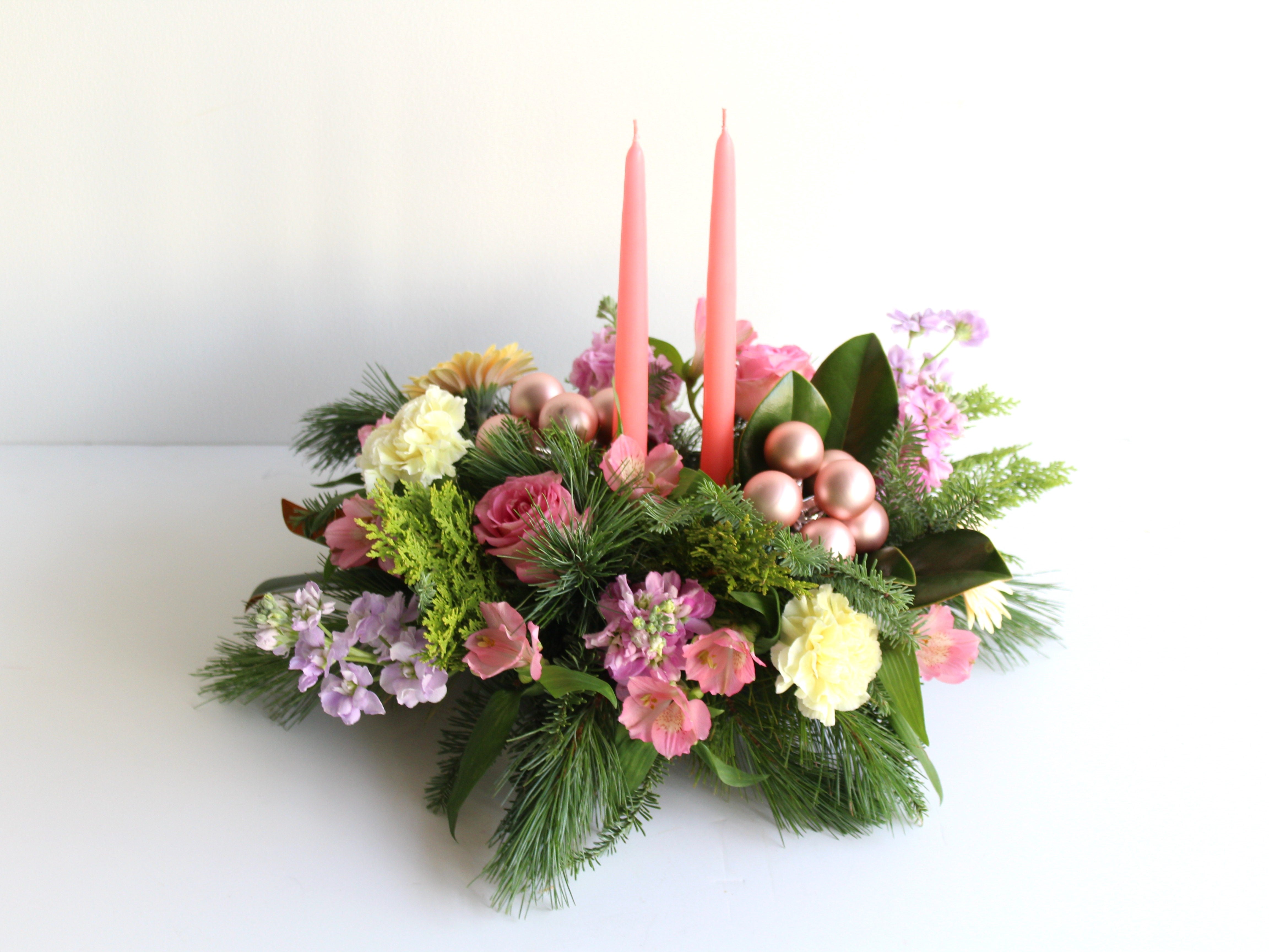 Pastel Christmas Table Centerpiece (3 sizes)