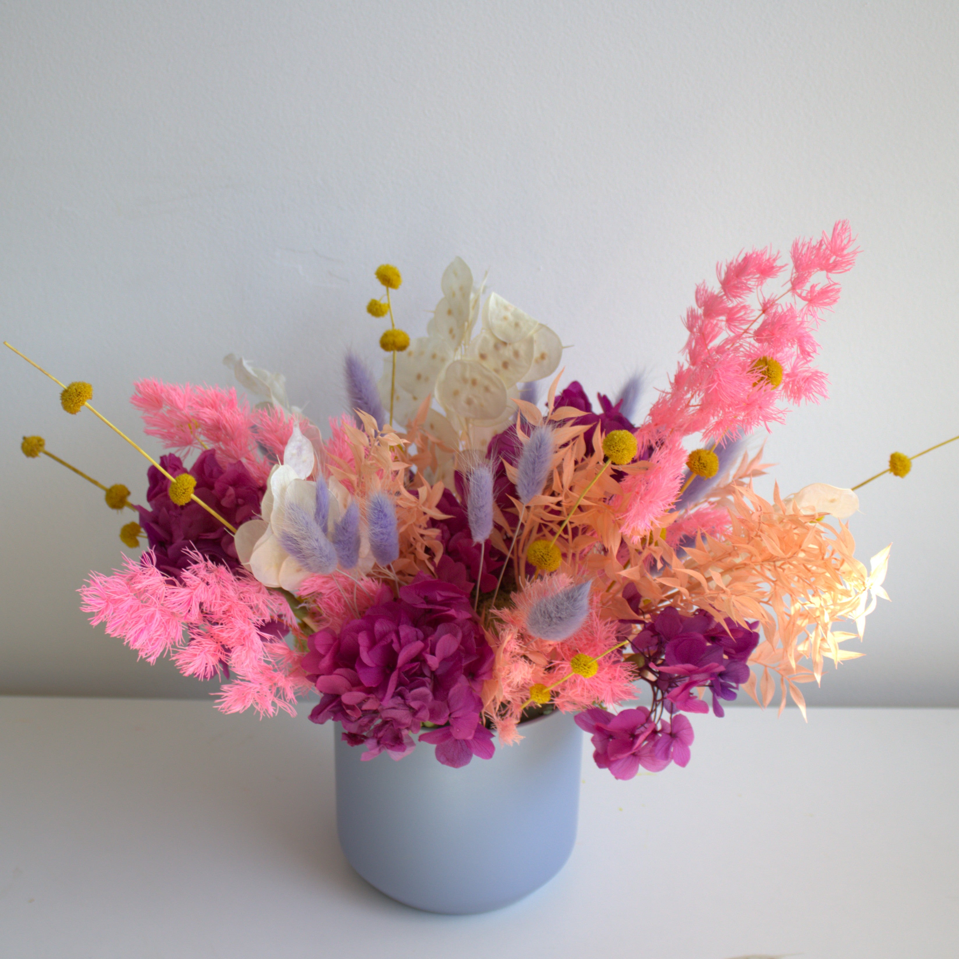 Vivid Pastel Dried Arrangement