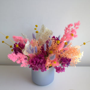 Vivid Pastel Dried Arrangement