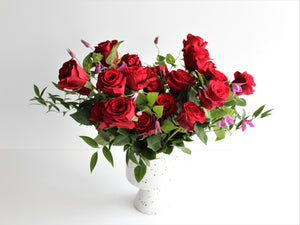 Big Love- Roses in a vase (2 sizes available)